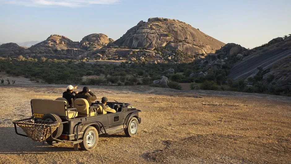Granite landscape at Jawai Bandh, Rajasthan